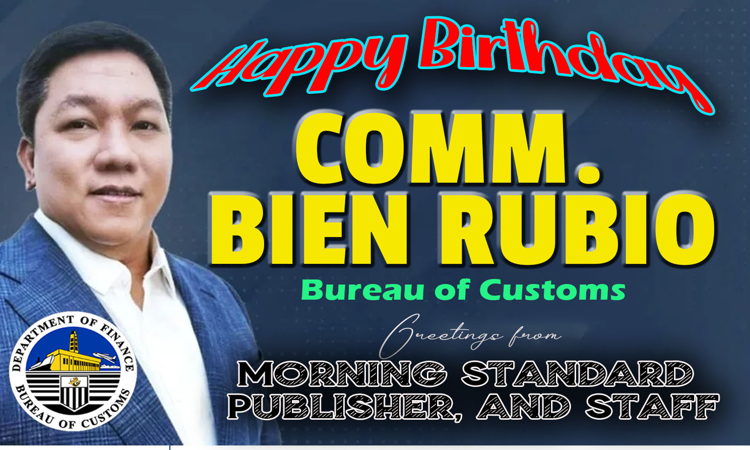 Comm. Bien Rubio Bureau of Customs