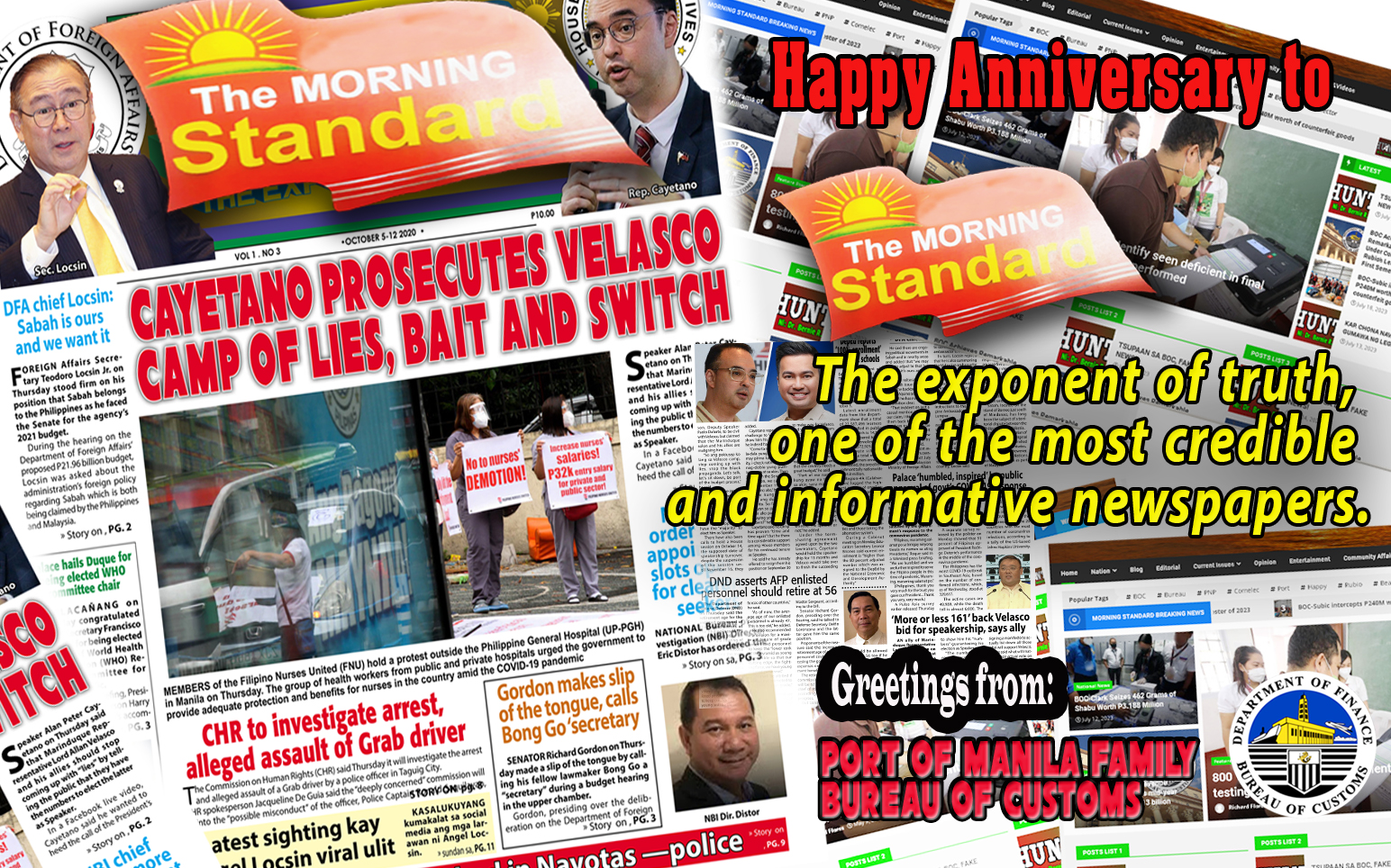 Happy Anniversary to Morning Standard