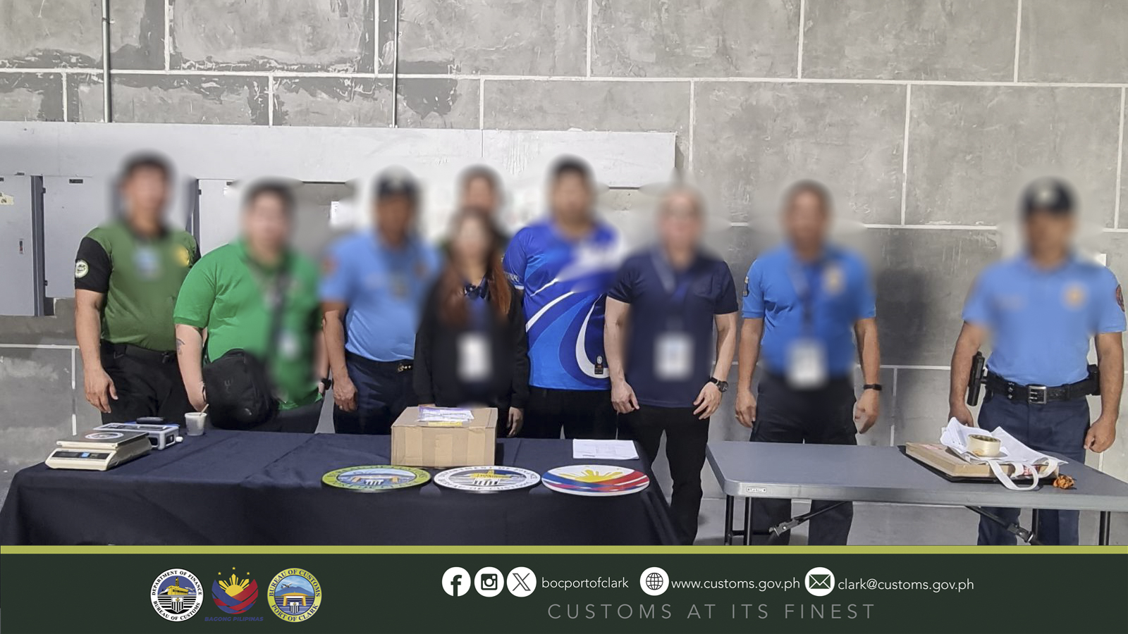 BOC-Clark apprehends P234.3-K worth of High-Grade Marijuana or Kush