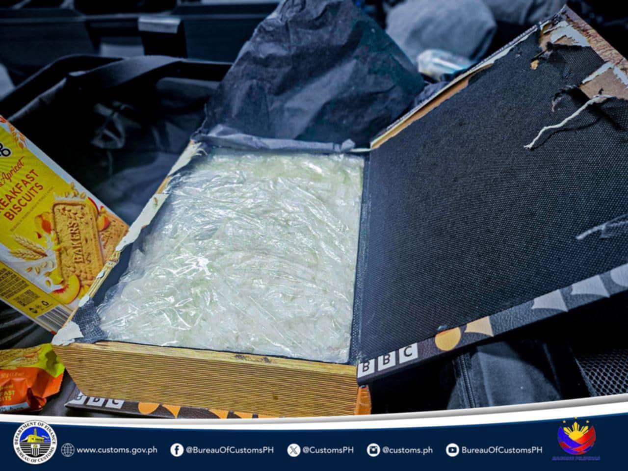 BOC-NAIA Seizes PhP97.89 million Worth of Shabu, Apprehends Passengers