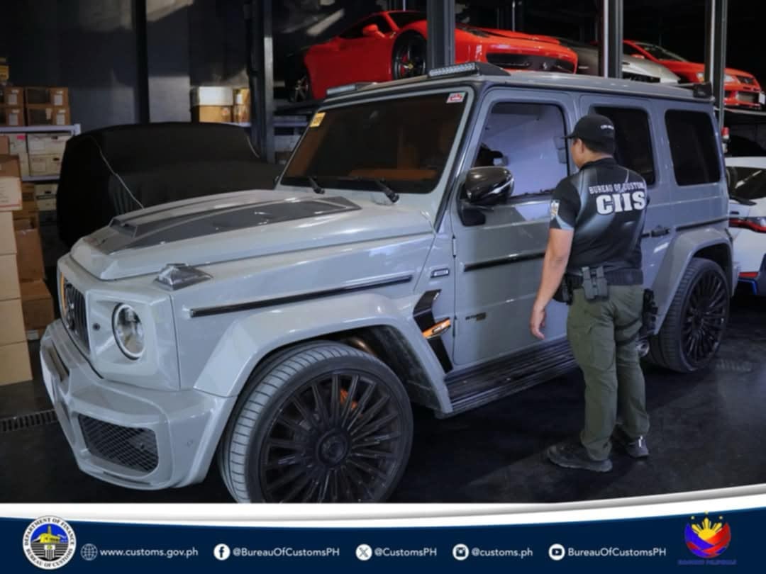 Customs Agents Inspects Taguig Warehouse with P900M Luxury Cars